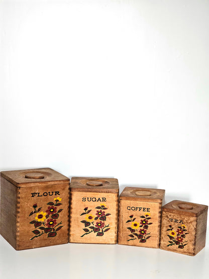 1960's Square Nesting Boxes