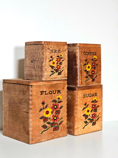 1960's Square Nesting Boxes