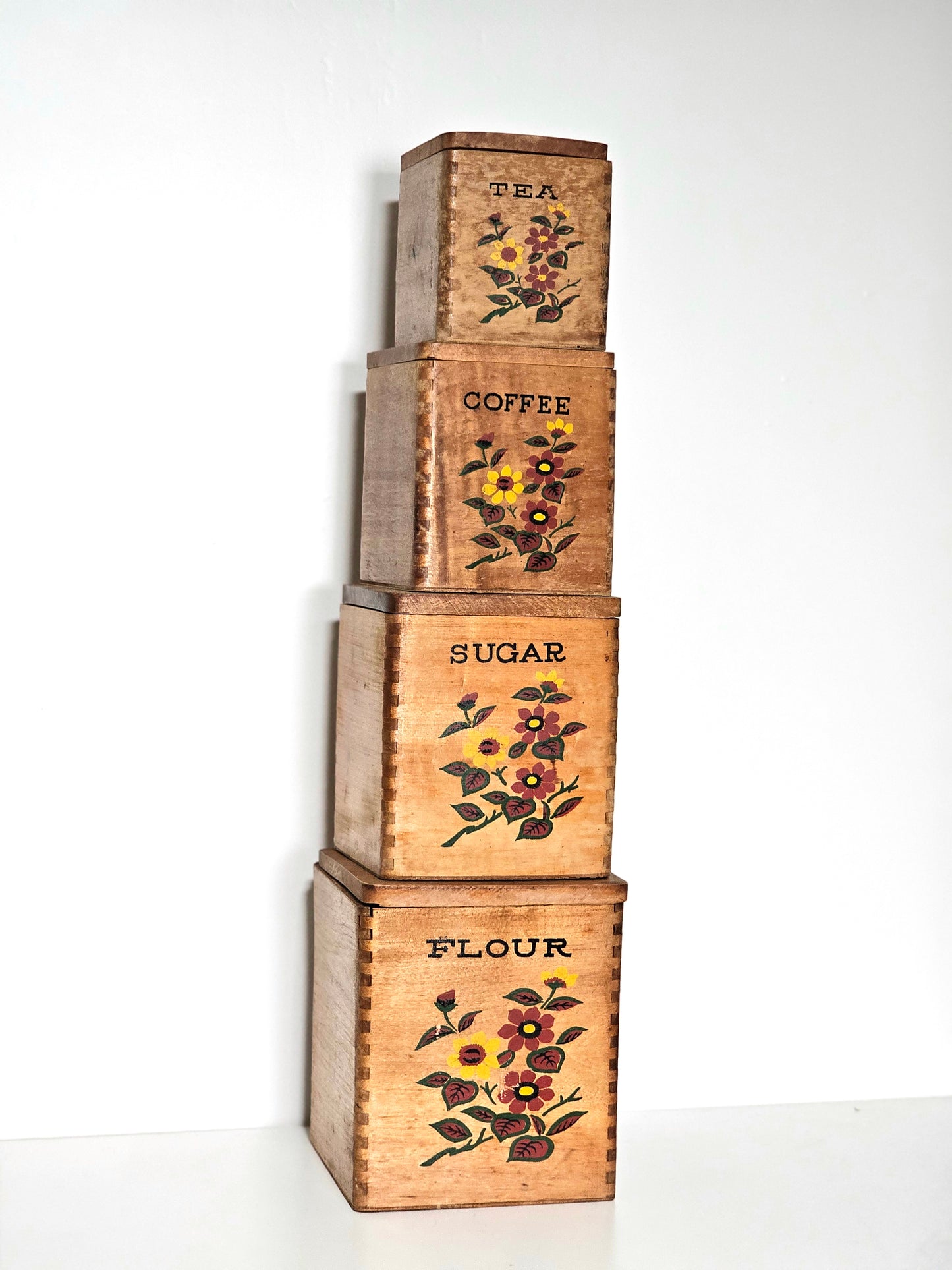 1960's Square Nesting Boxes