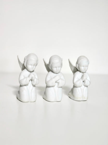 Trio of Porcelain Angels