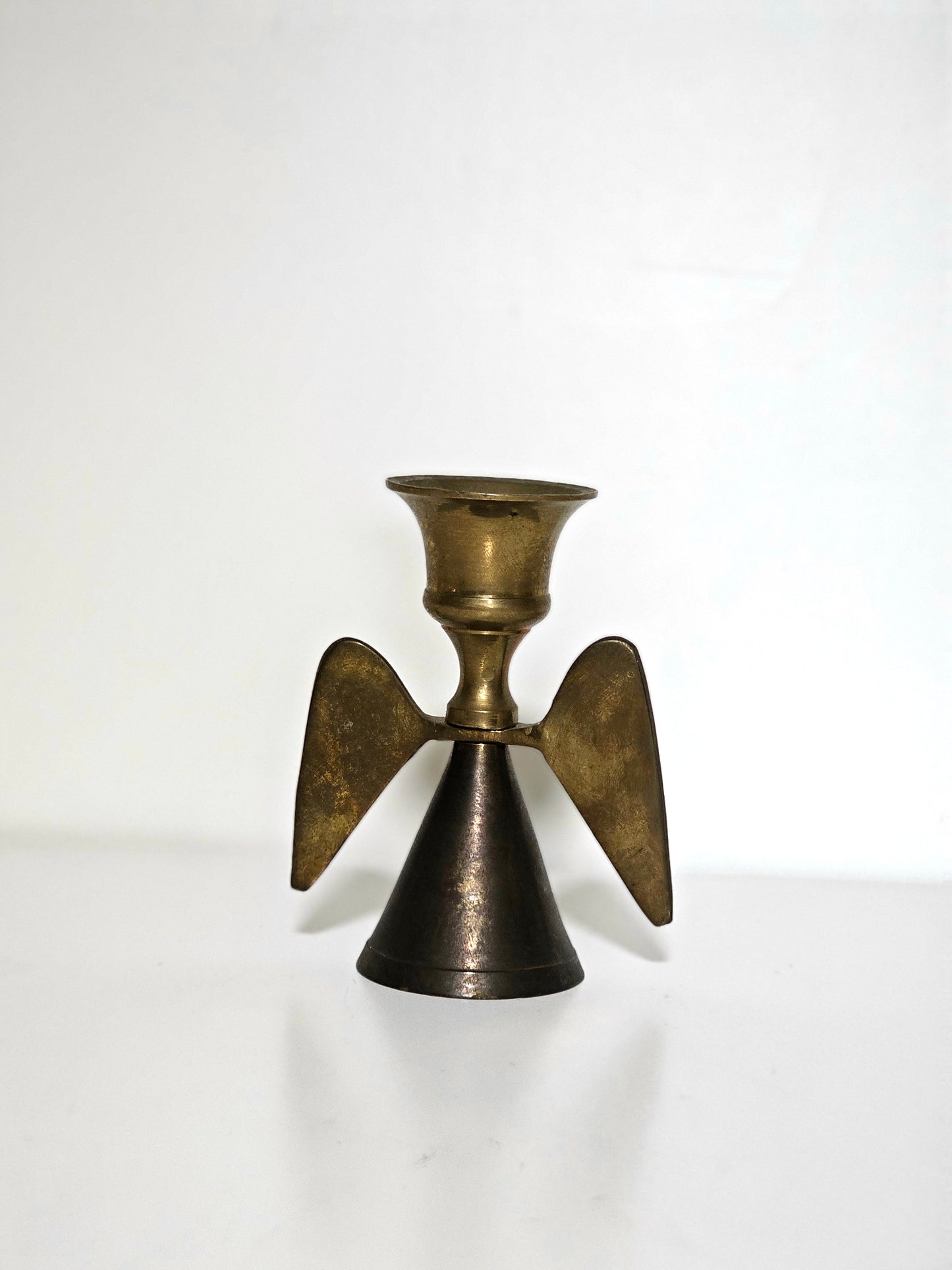 Brass Angel Candleholder