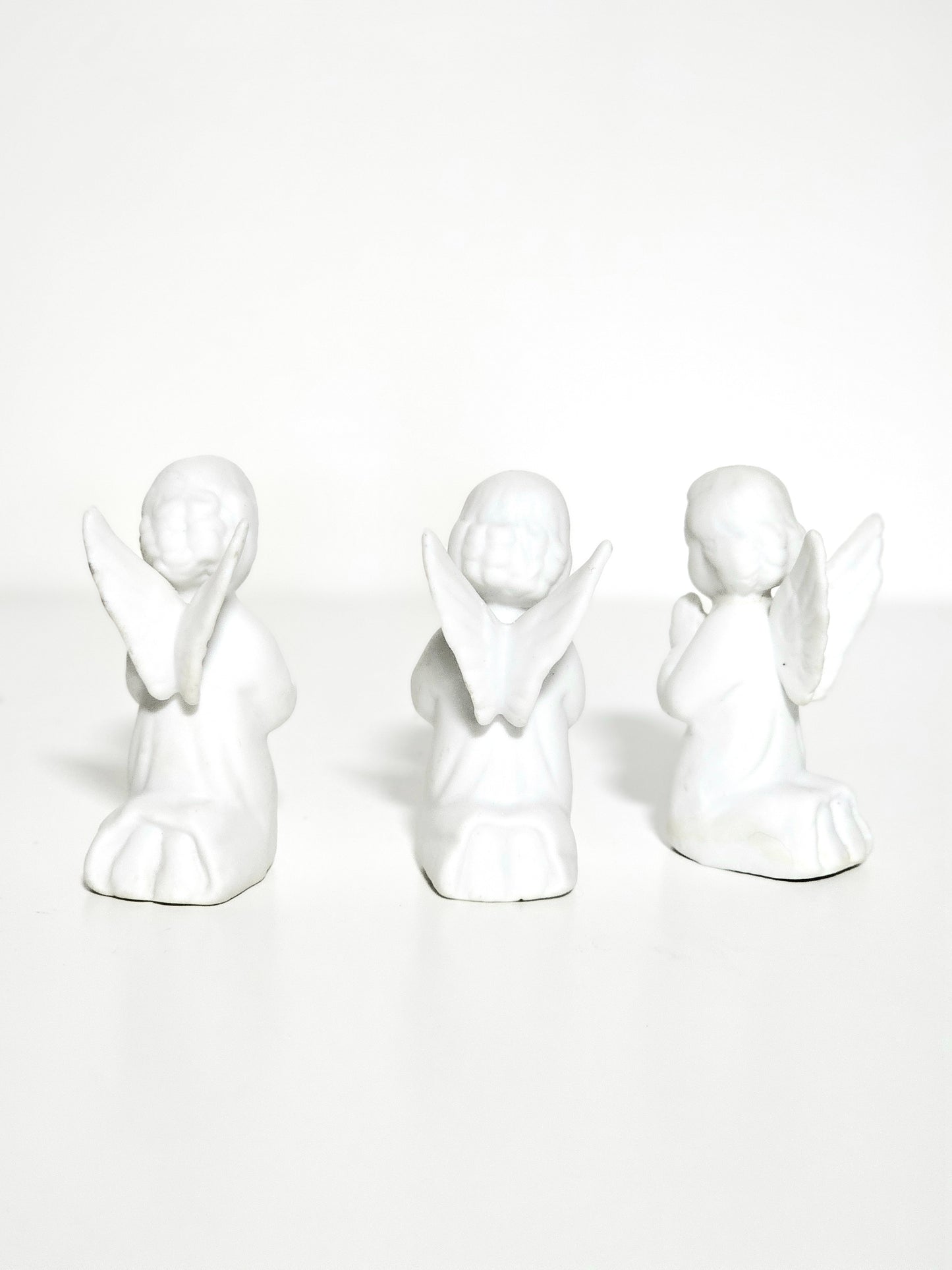 Trio of Porcelain Angels