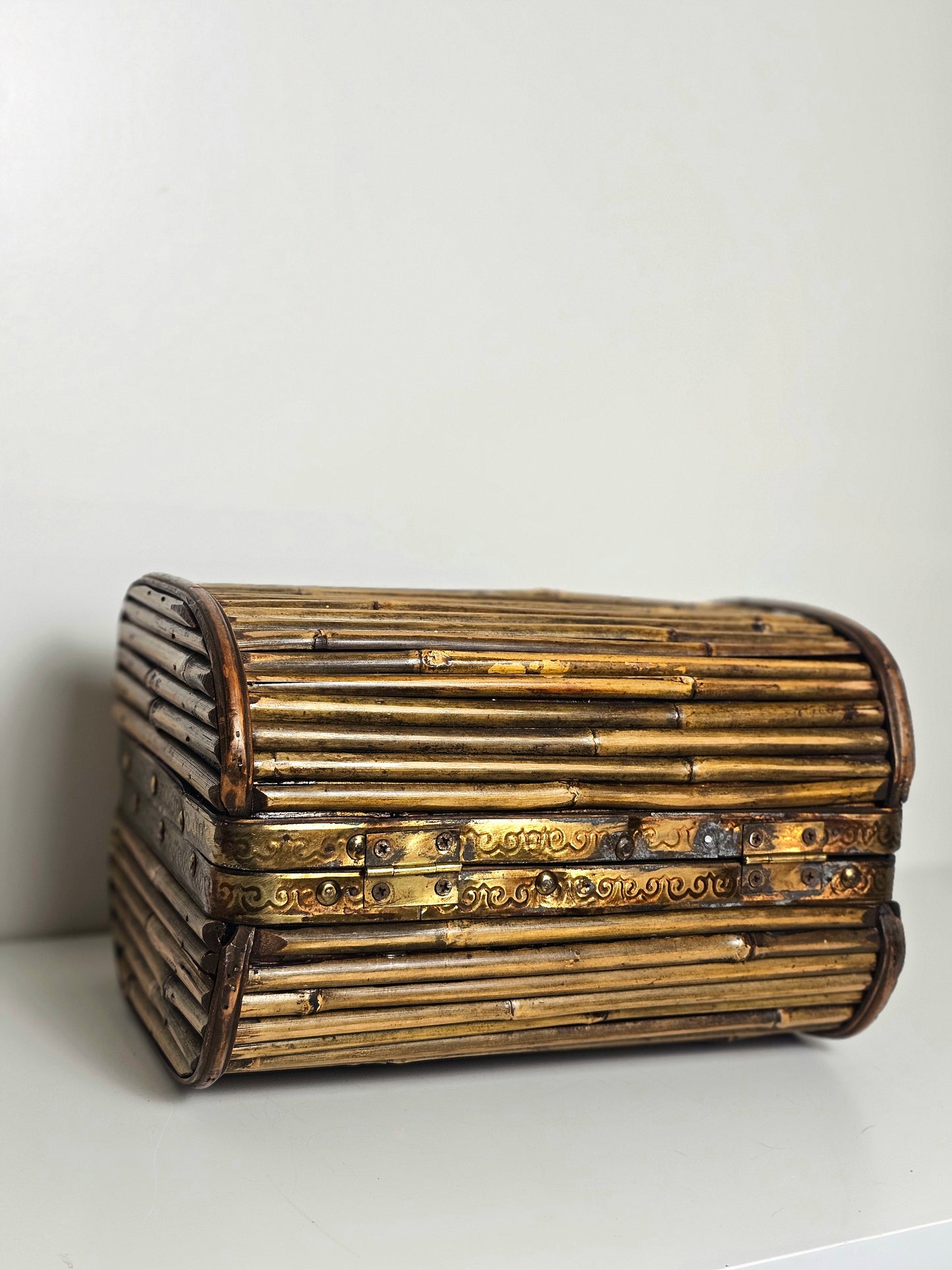 Vintage Bamboo Handmade Purse