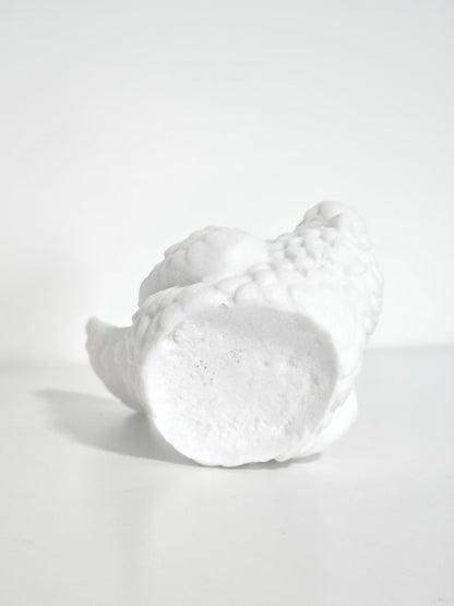 Santini Alabaster Dove Candleholder