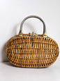 1960's Koret Oversize Wicker Purse
