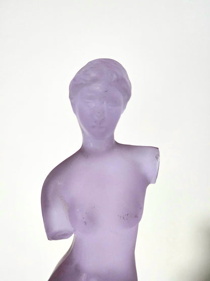 Cesare Toso Venetian Purple Glass "Venus"