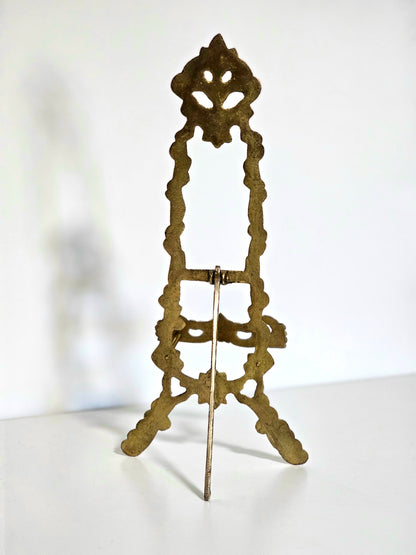 Ornate 12" Brass Easel