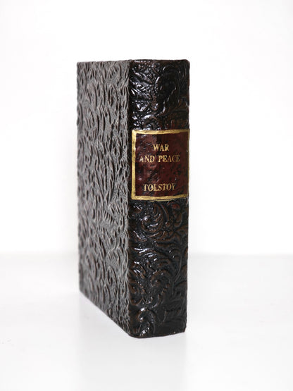 Embossed Cover "War and Peace" Faux Book