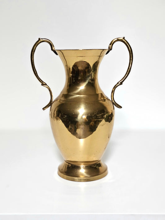 Double High Arch Brass Urn Planter