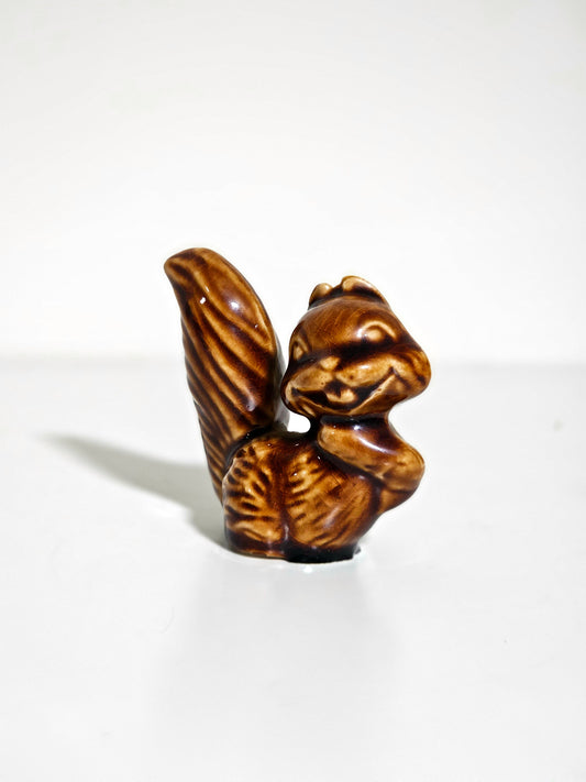 Glazed Vintage Ceramic Squirrel