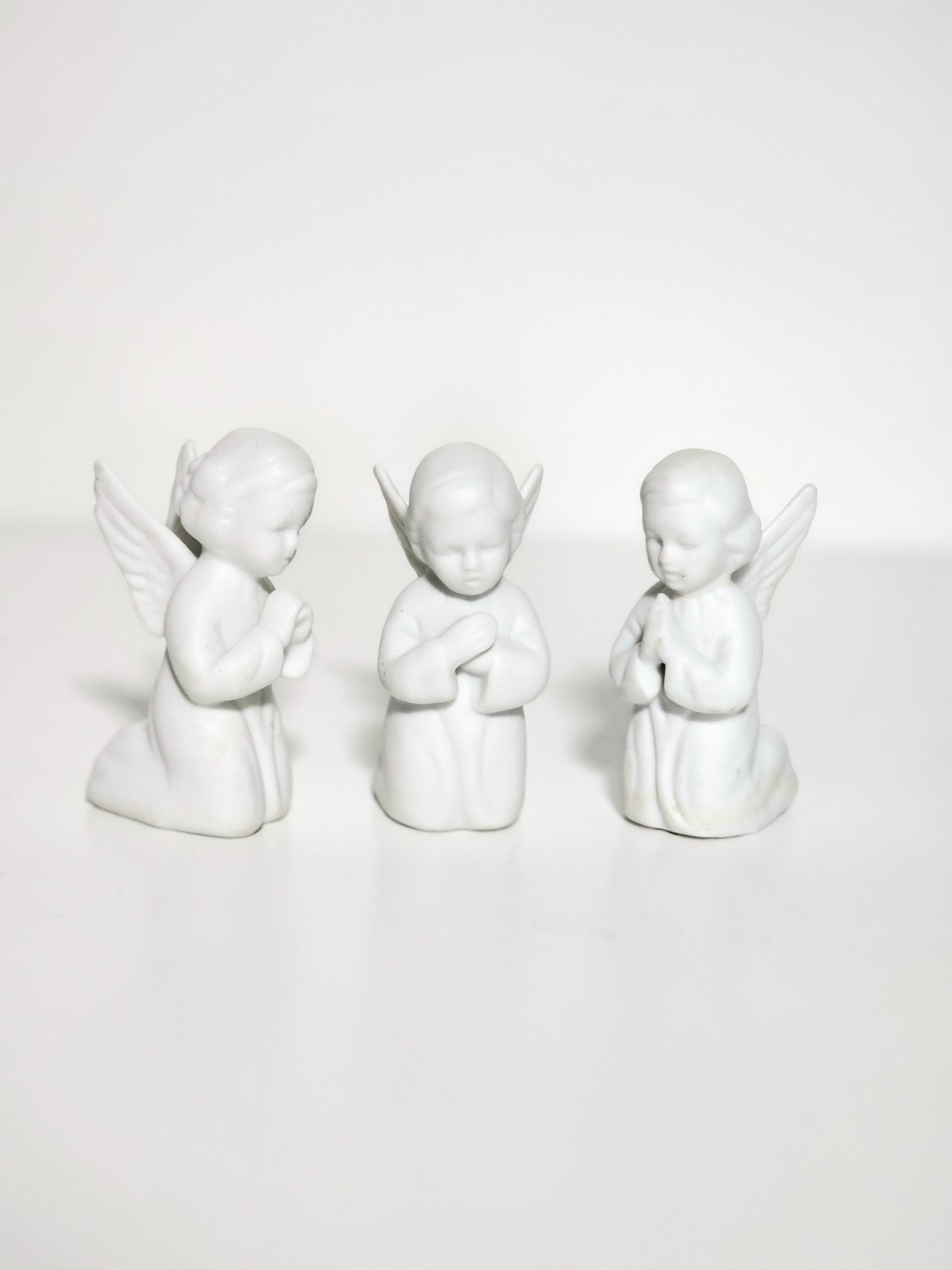 Trio of Porcelain Angels