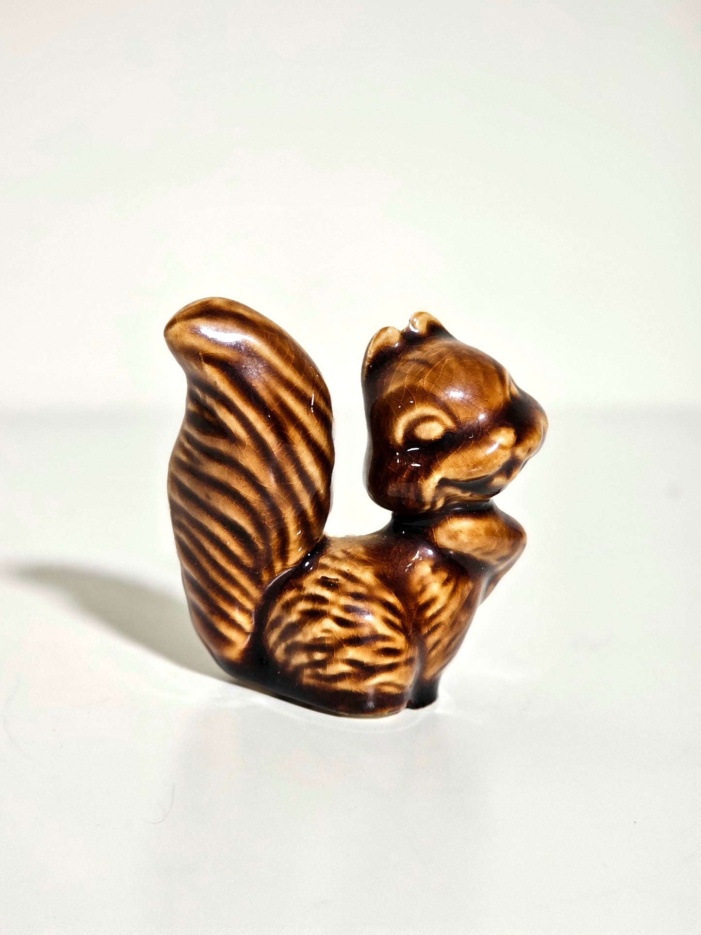 Glazed Vintage Ceramic Squirrel