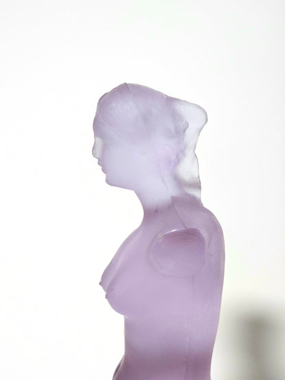 Cesare Toso Venetian Purple Glass "Venus"